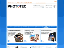 Tablet Screenshot of phototec.com